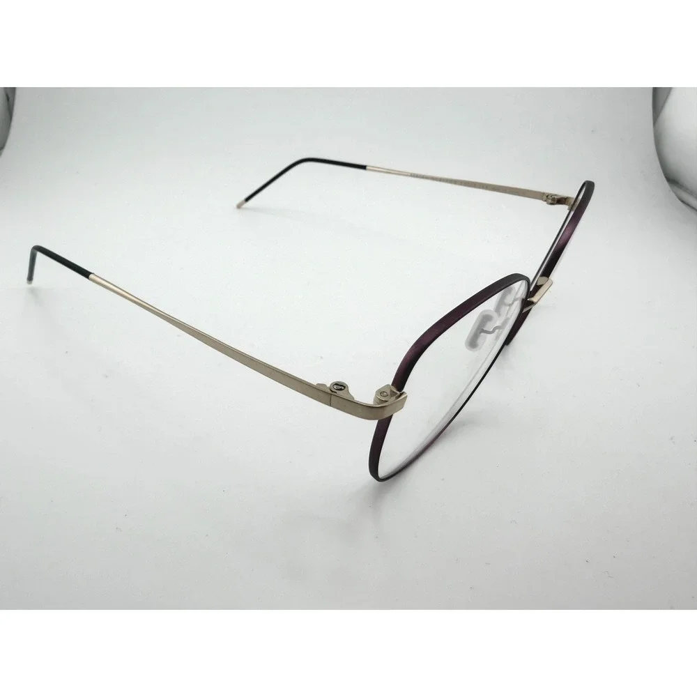Gotti Switzerland Debora Titanium Eyeglasses Purple Gold 53-18-145 Japan Made